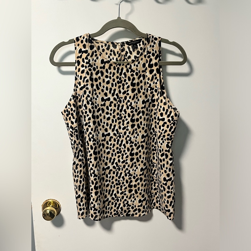 Banana republic leopard print tank